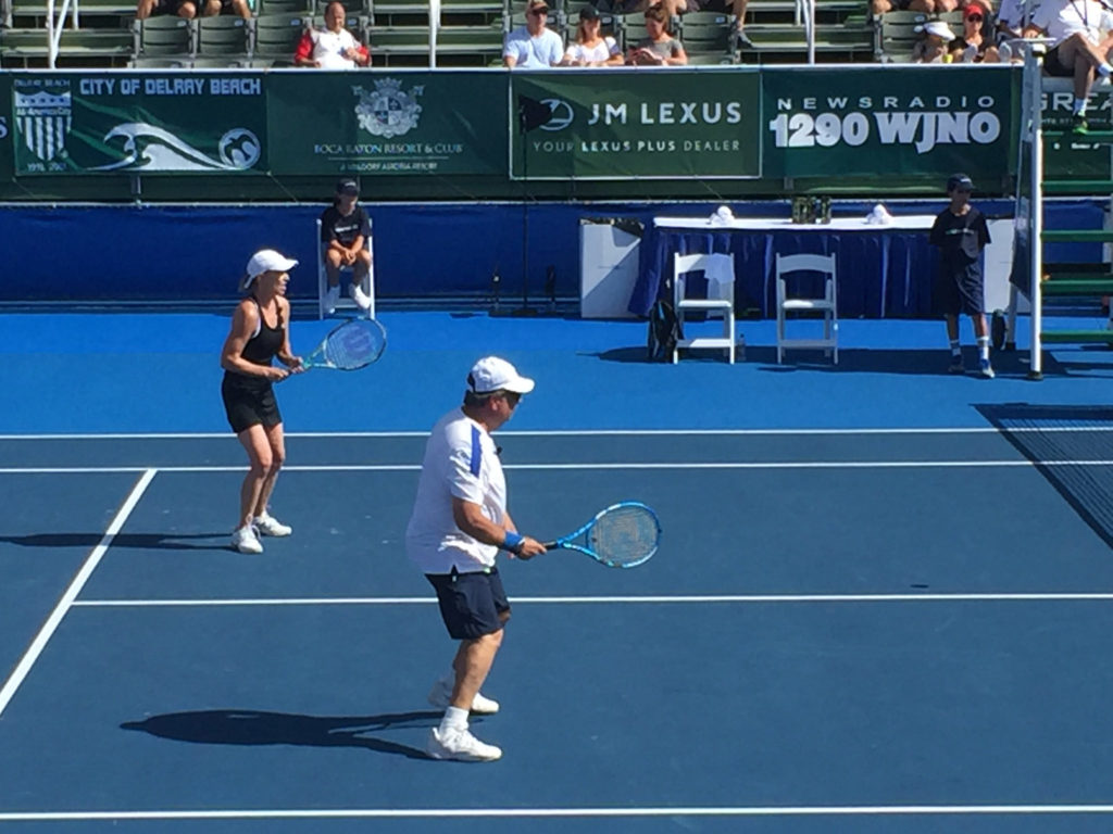 Chris Evert and John Lovitz