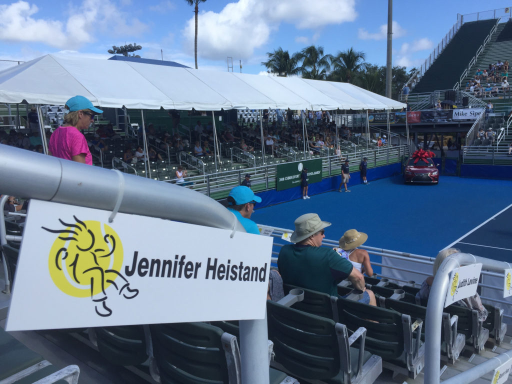 Jennifer Heistand at Delray Beach Tennis Center